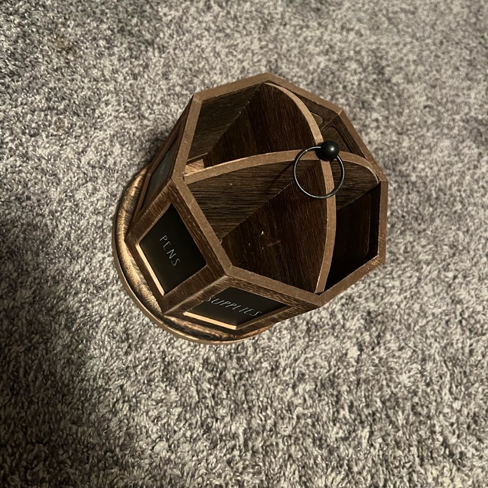 Lazy susan for office supplies
